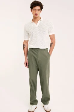 Bomullsbukse regular fit
