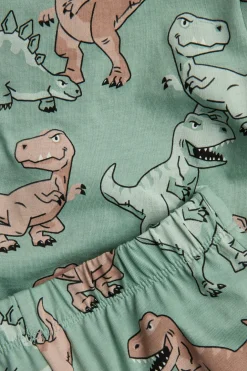 Bomullspyjamas med dinosaurer