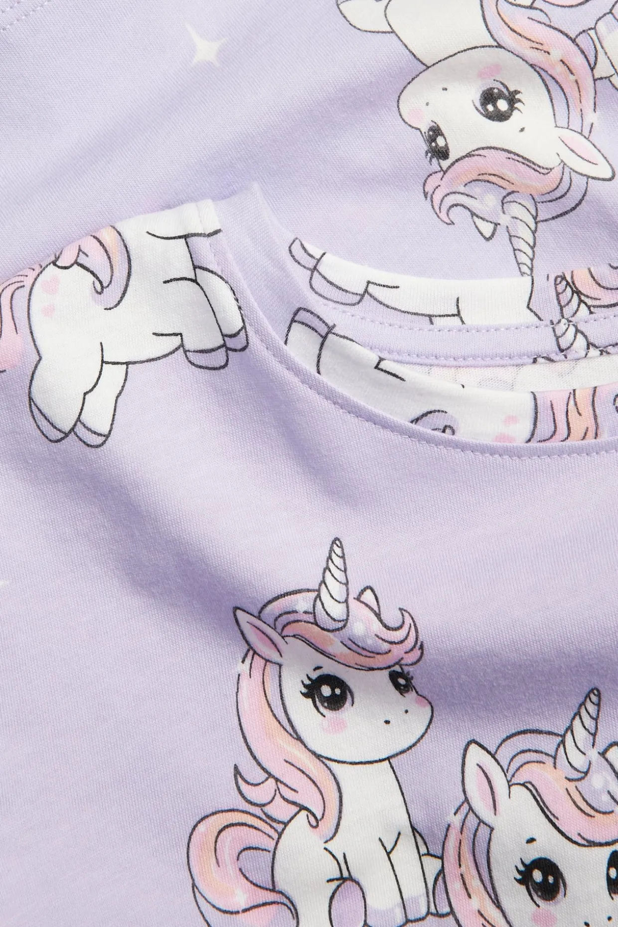 Bomullstrøye med trykk