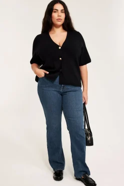 Bootcut jeans high waist