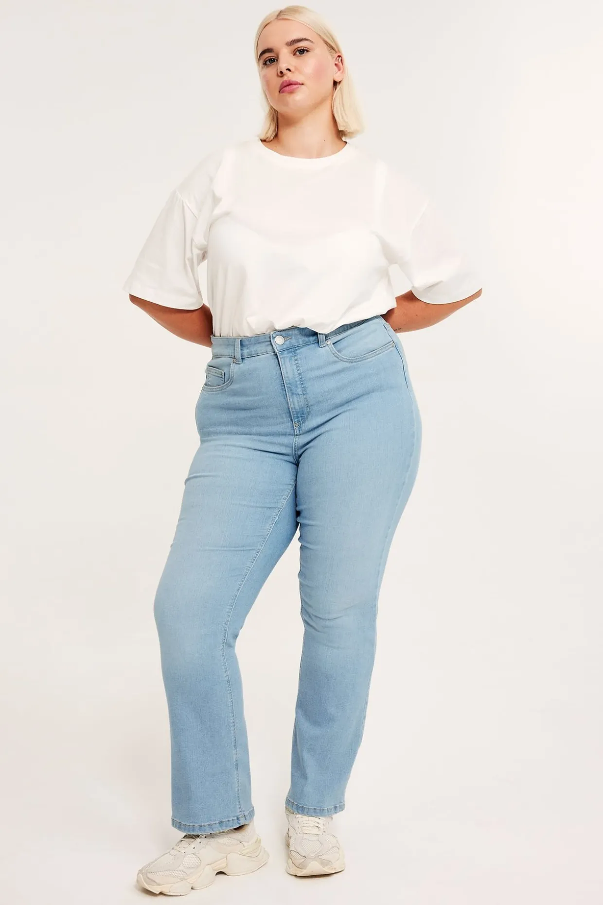 Bootcut jeans high waist