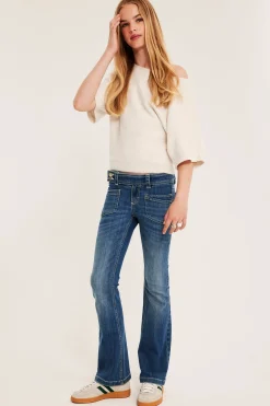 Bootcut jeans low waist