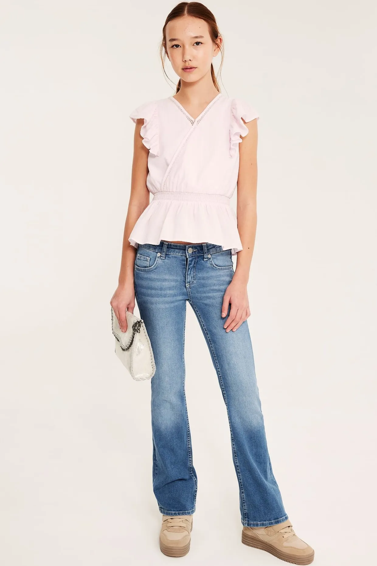Bootcut jeans low waist