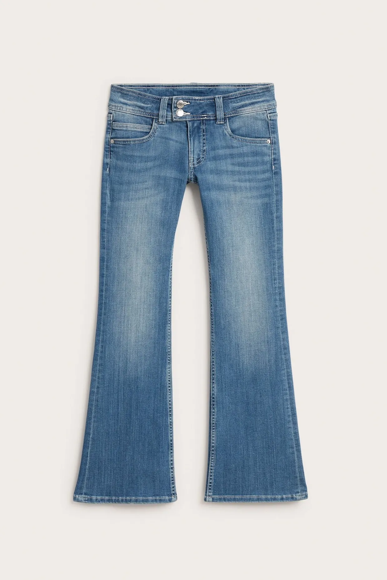 Bootcut jeans low waist