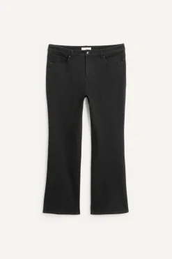 Bootcut jeans med høy midje