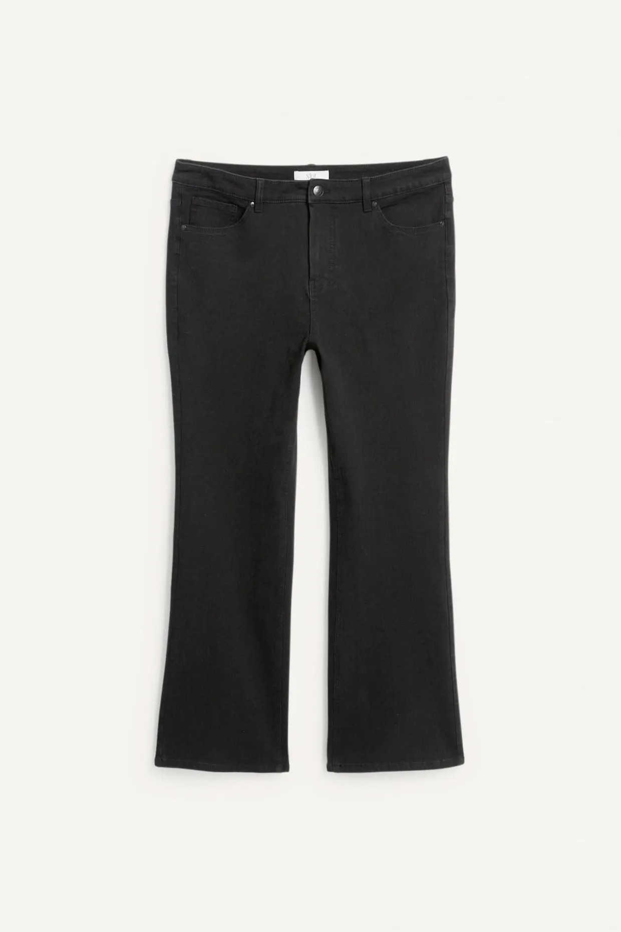 Bootcut jeans med høy midje