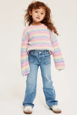 Bootcut jeans mid waist