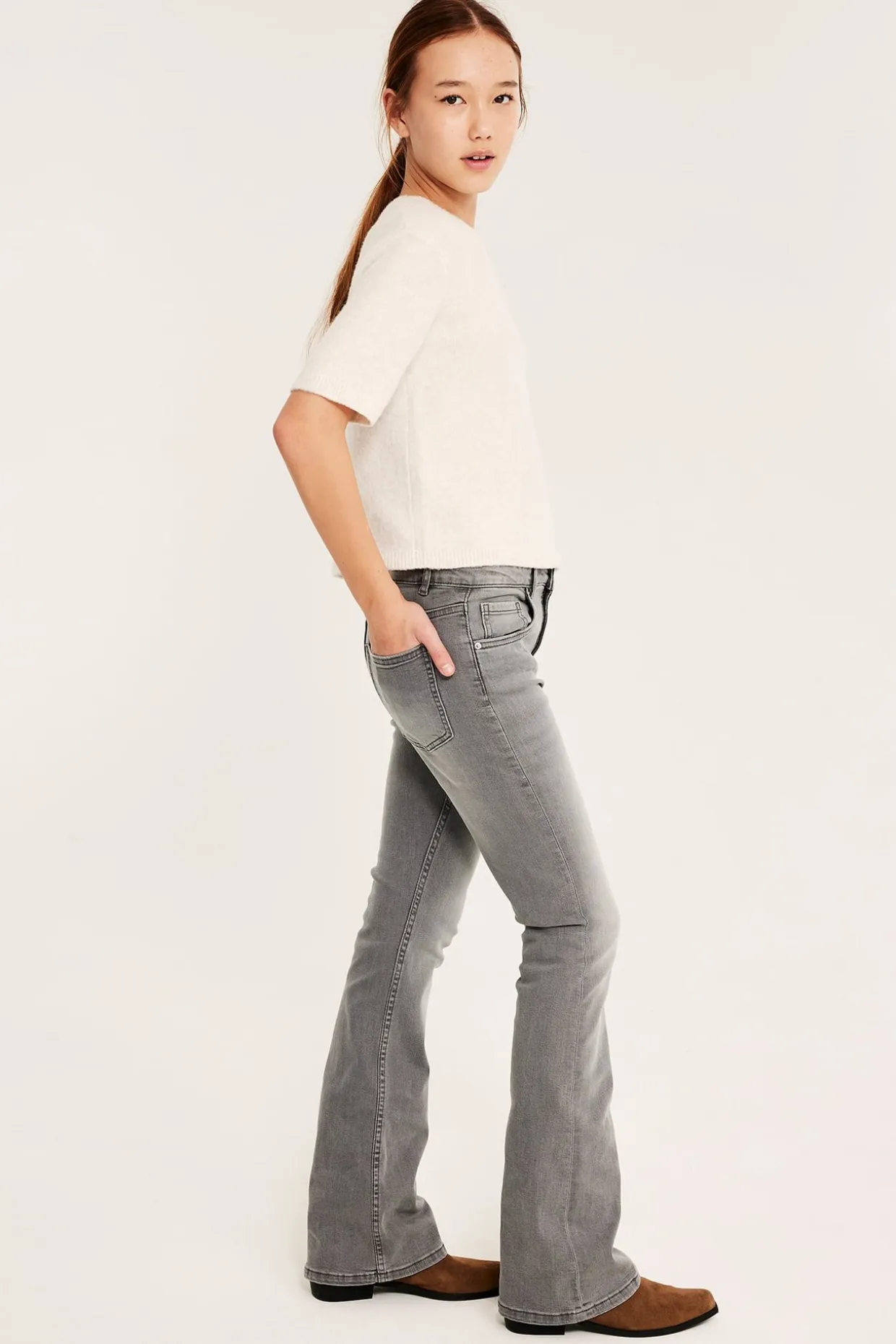 Bootcut jeans mid waist