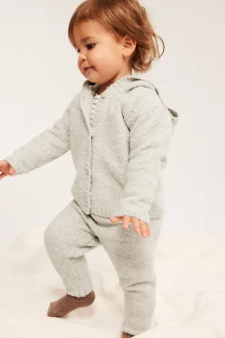 Boucléstrikkede leggings