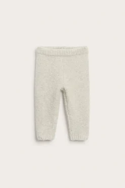 Boucléstrikkede leggings