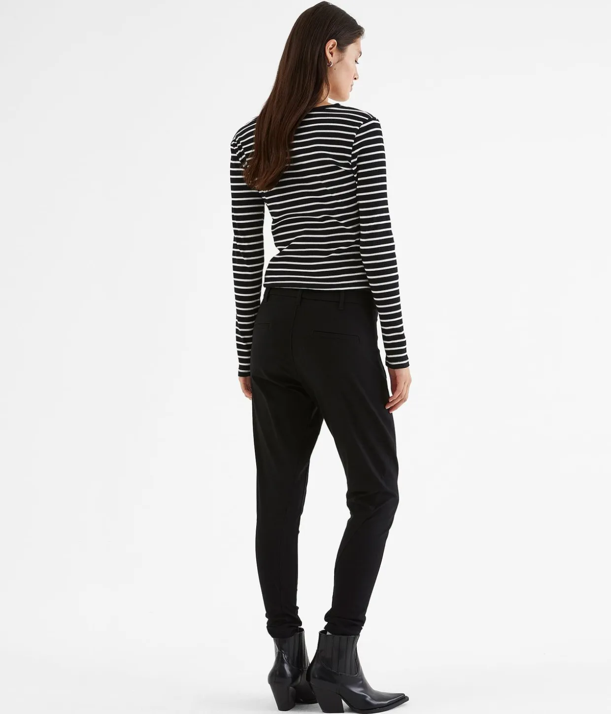 Boyfriend-bukse slim fit