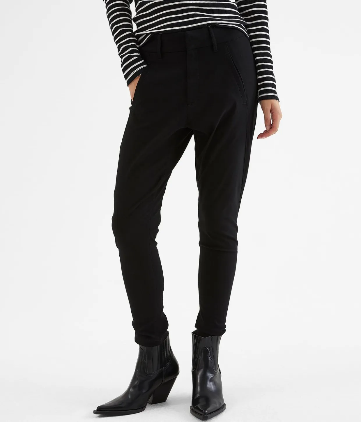 Boyfriend-bukse slim fit