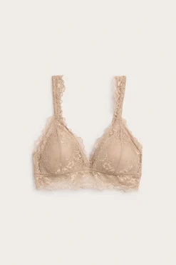 Bralette med blonder