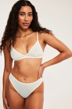 Bralette med hjertemønster