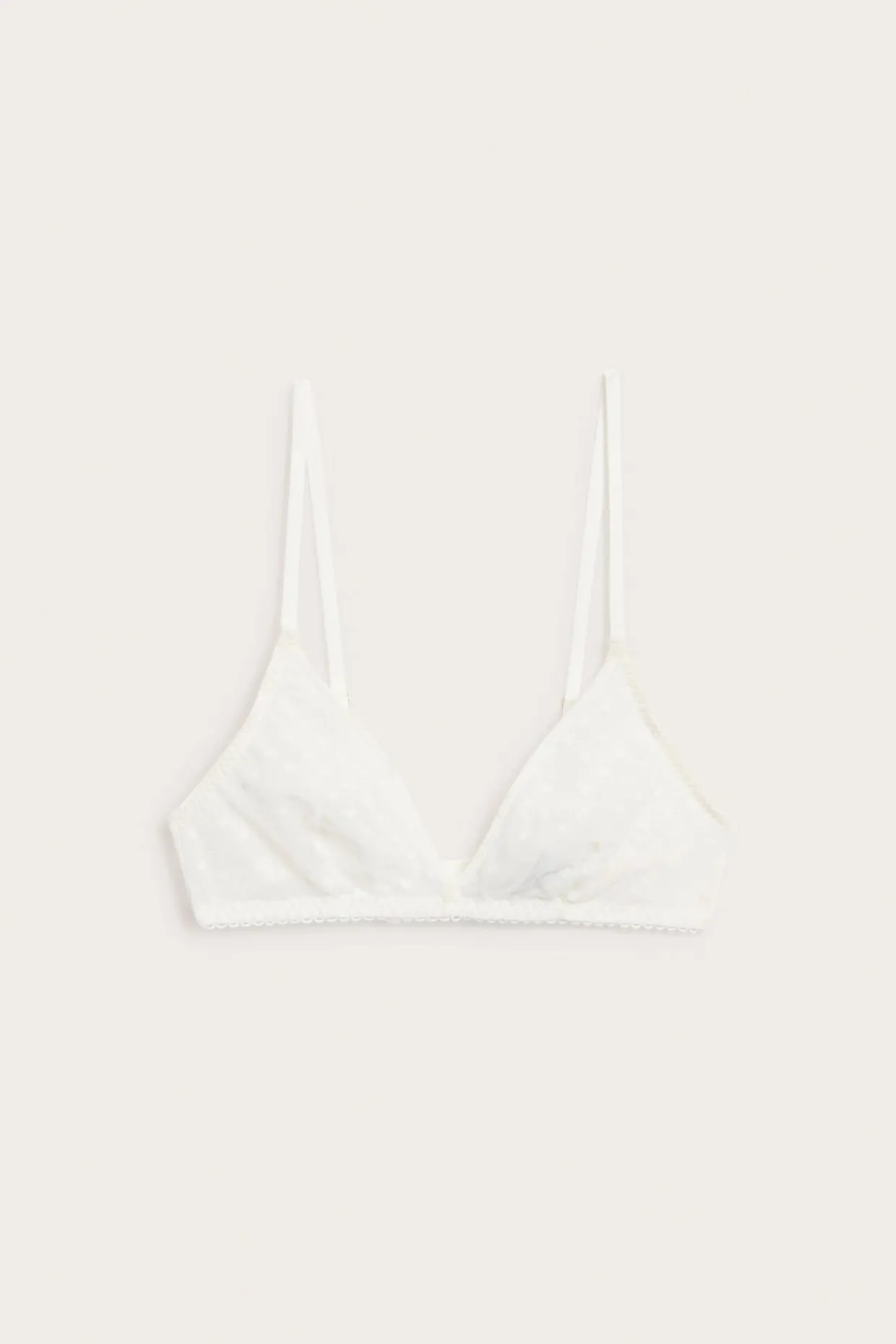 Bralette med hjertemønster