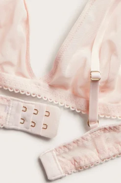 Bralette med hjertemønster