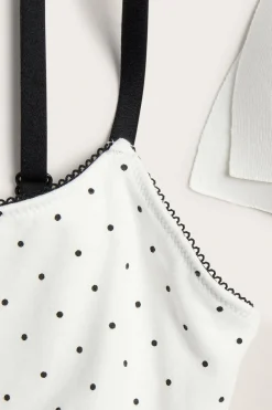 Bralette med pikotkant