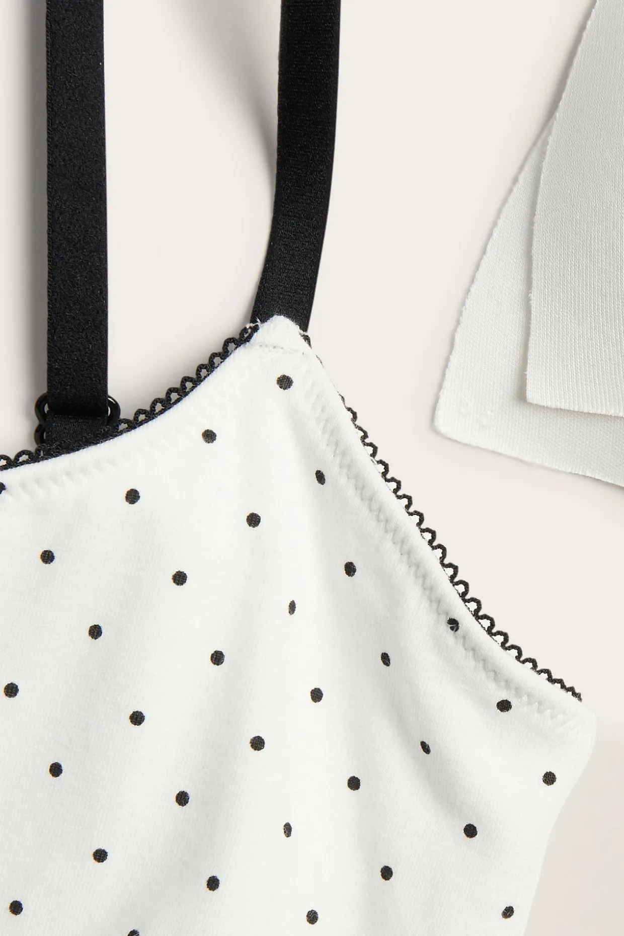 Bralette med pikotkant