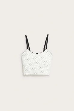 Bralette med pikotkant
