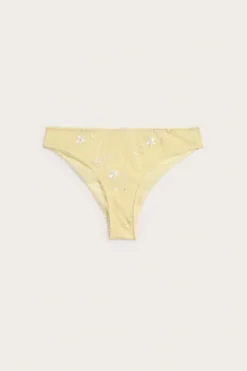 Brazilian-truse i mesh med broderi