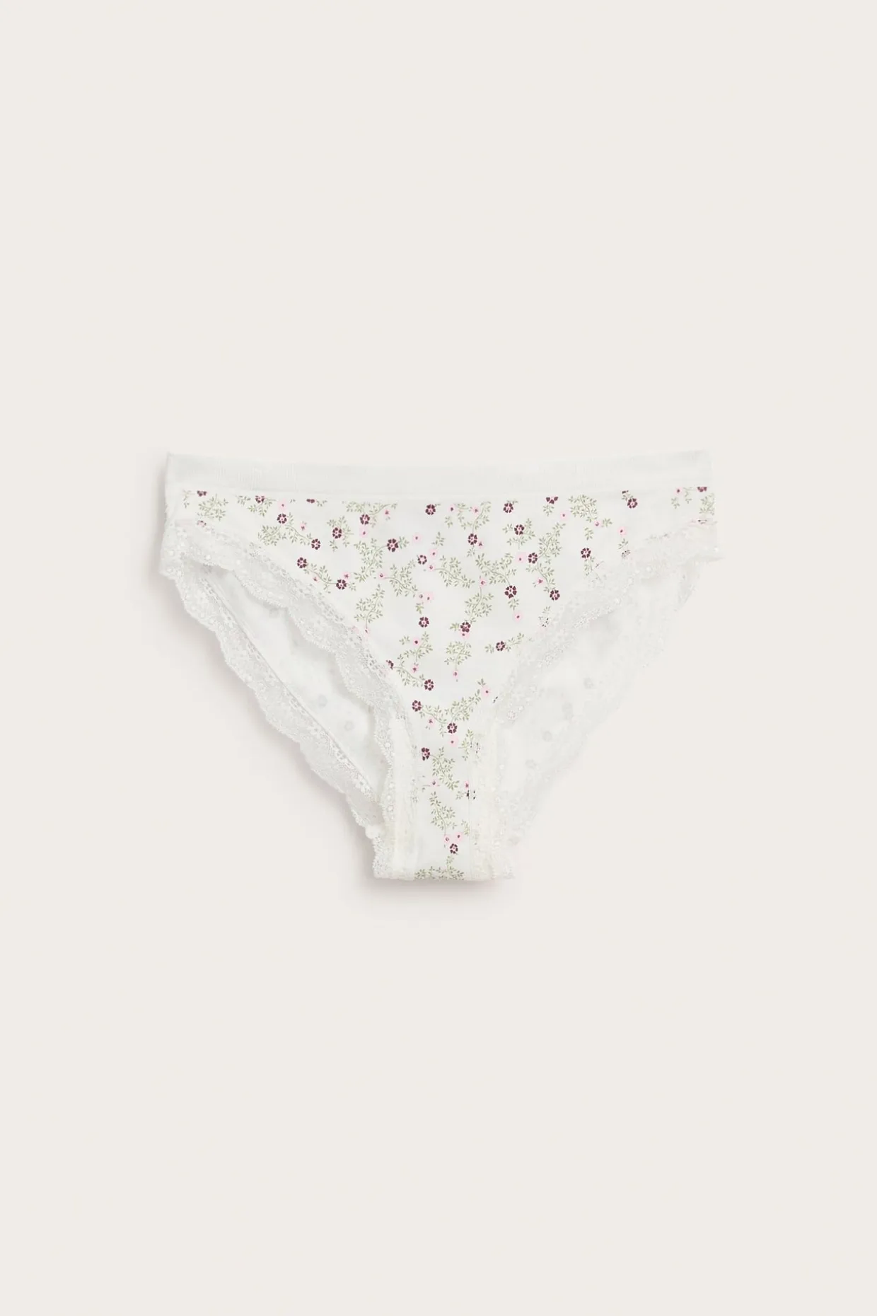 Brieftruse seamless med blonder