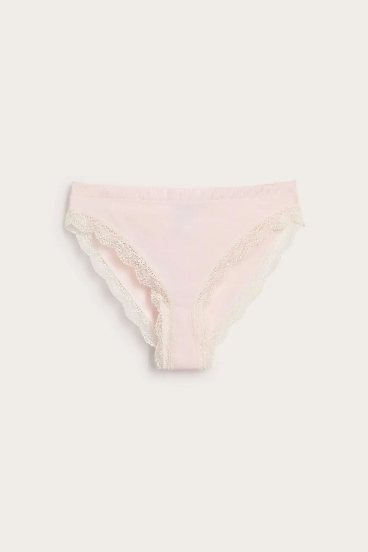 Brieftruse seamless med blonder