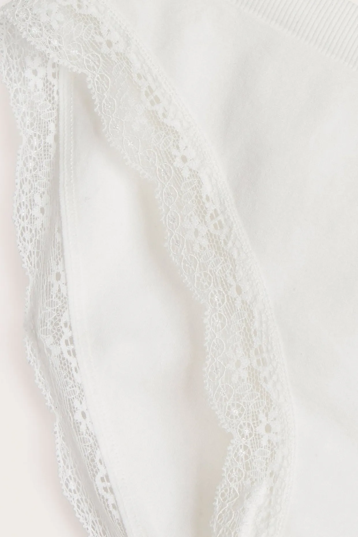 Brieftruse seamless med blonder