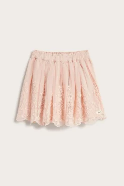 Brodert meshskjørt