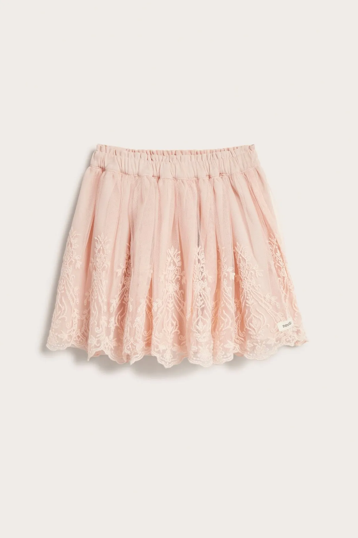Brodert meshskjørt