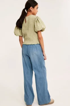 Bukse i myk denim
