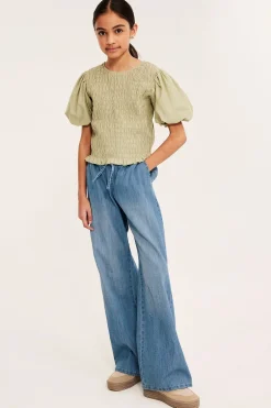 Bukse i myk denim