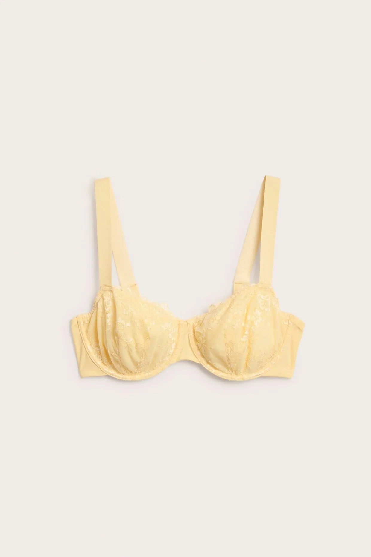 Bøyle-BH med blonder