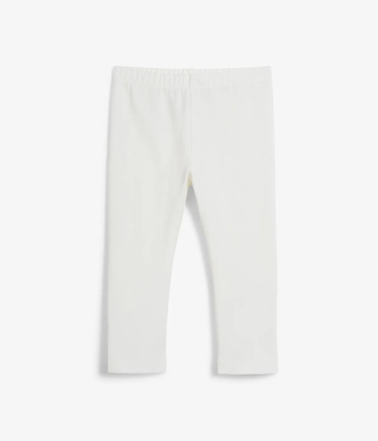 Caprileggings med pikotkant