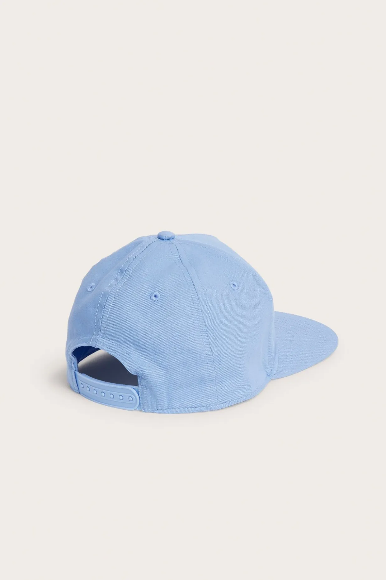 Caps i bomullstwill med broderi