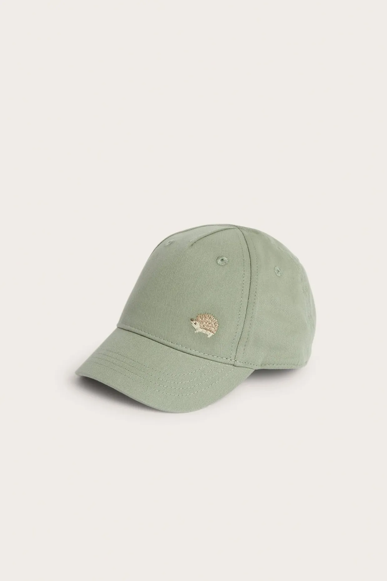 Caps med pinnsvinbroderi