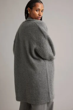 Cardigan i ullblanding