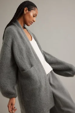 Cardigan i ullblanding