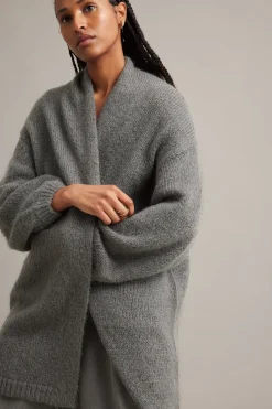 Cardigan i ullblanding