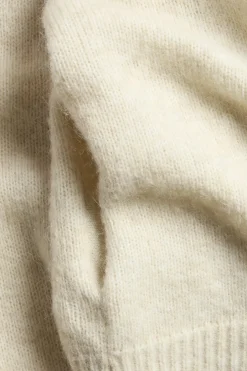 Cardigan i ullblanding med knytebånd