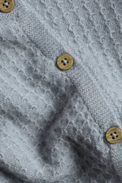 Cardigan i ull- og kasjmirblanding