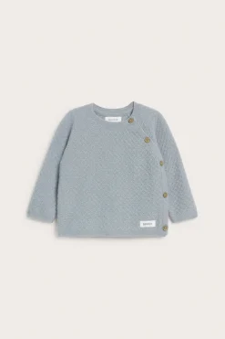 Cardigan i ull- og kasjmirblanding