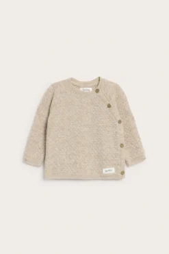 Cardigan i ull- og kasjmirblanding