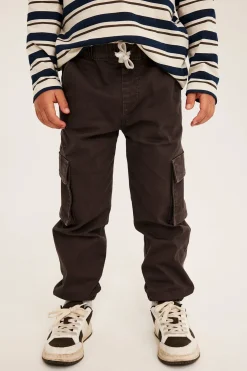 Cargobukser i elastisk twill