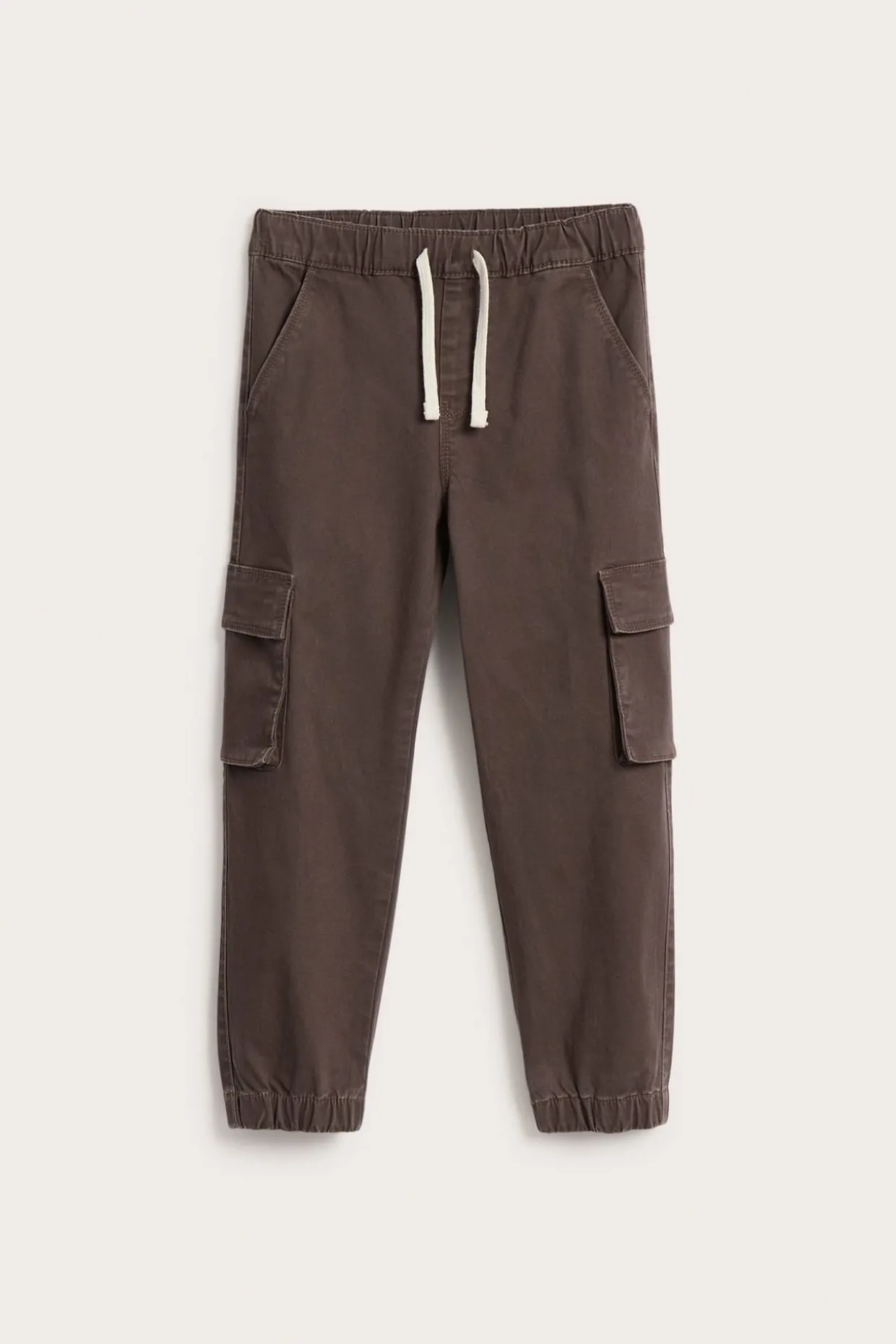 Cargobukser i elastisk twill