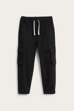 Cargobukser i elastisk twill