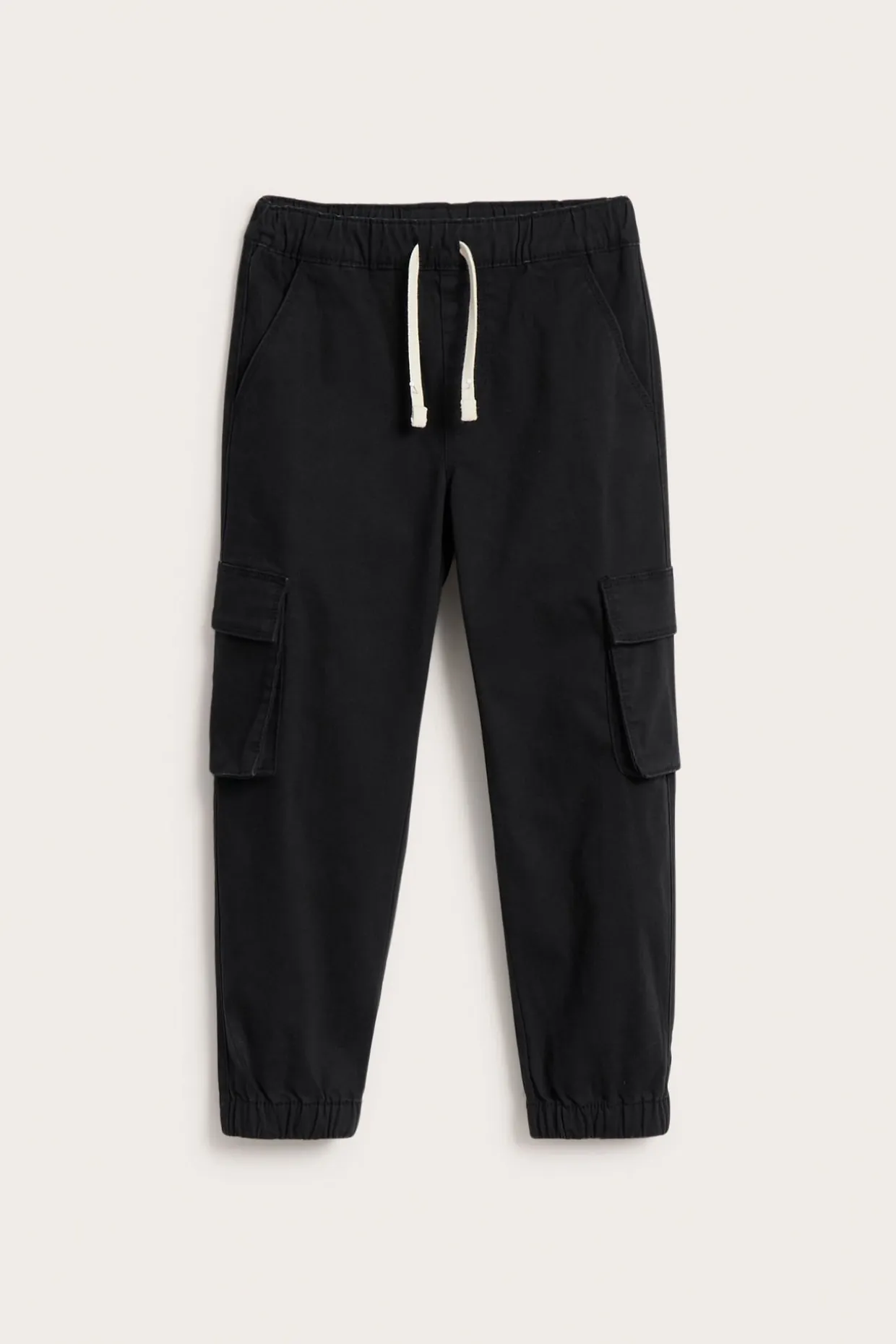 Cargobukser i elastisk twill