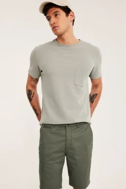 Chinosshorts i bomullstwill