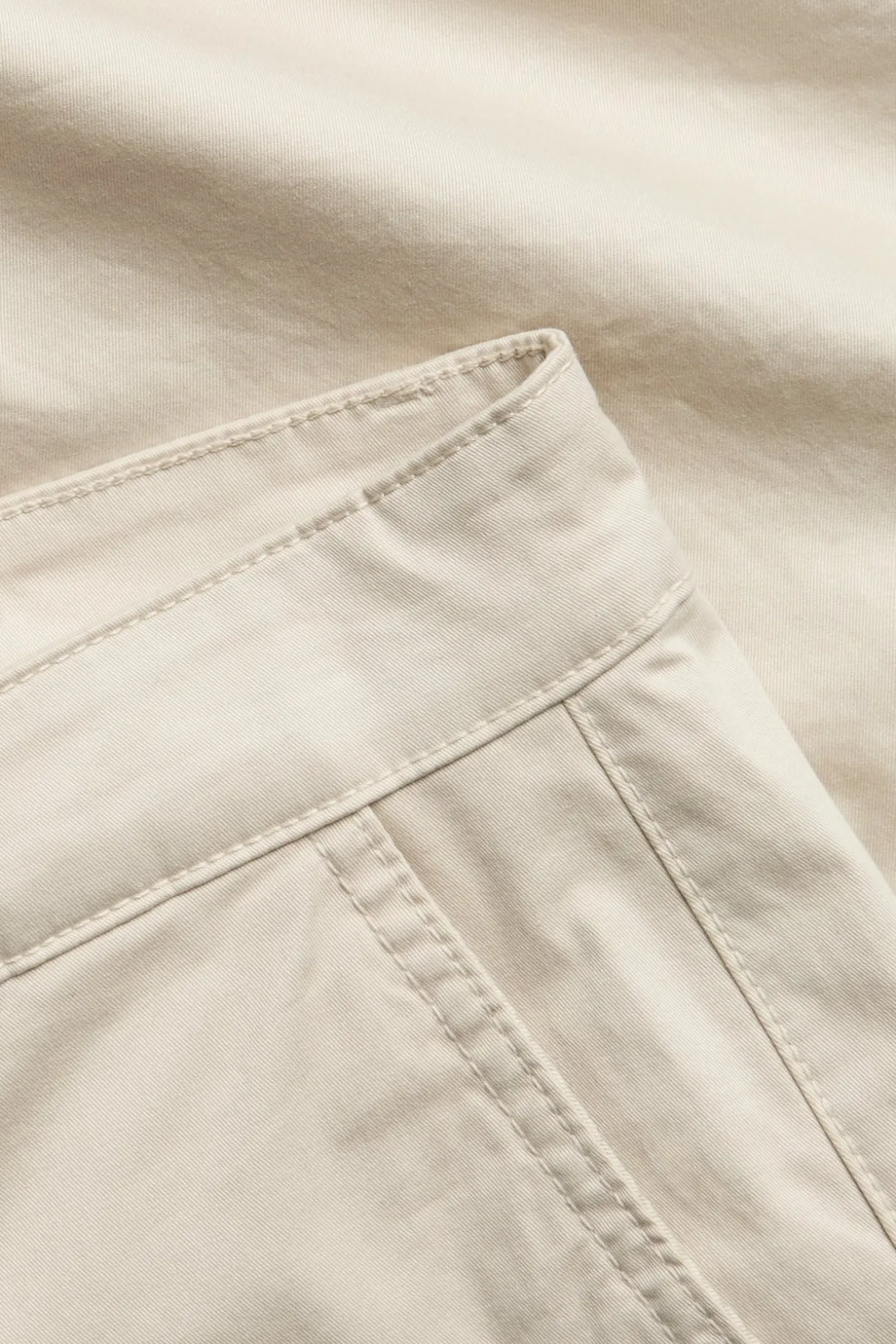 Chinosshorts i bomullstwill