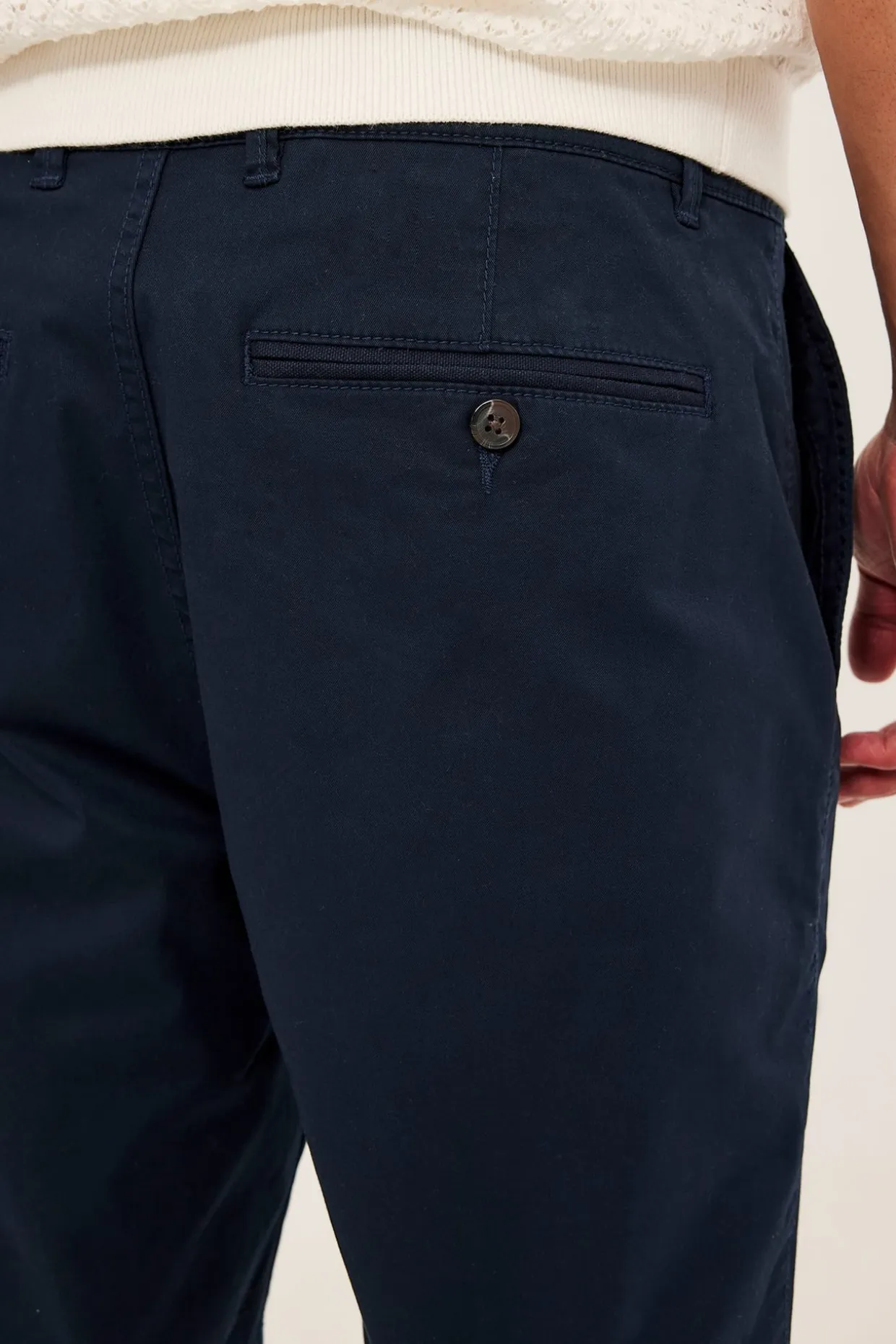 Chinosshorts i bomullstwill