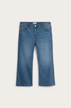 Cropped flare jeans high waist